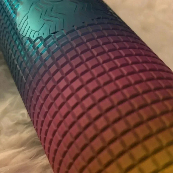 Starbucks x Tim Singleton Pride Rainbow Grid Studded Cup Tumbler 24oz 2023 - Picture 7 of 13